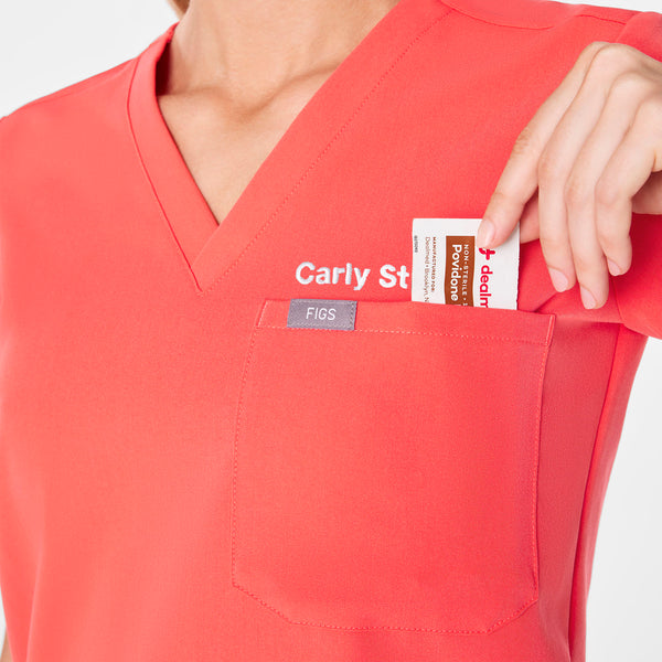 women's Fireside Catarina Petite - One-Pocket Scrub Top™