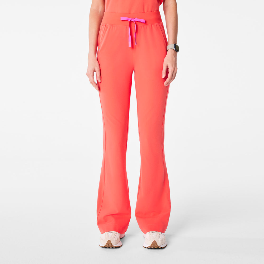 women's Fireside High Waisted Kimberley Slim Flare - Scrub Pant