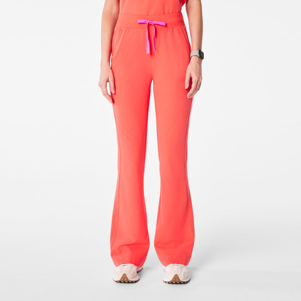 women's Fireside High Waisted Kimberley Slim Flare - Scrub Pant