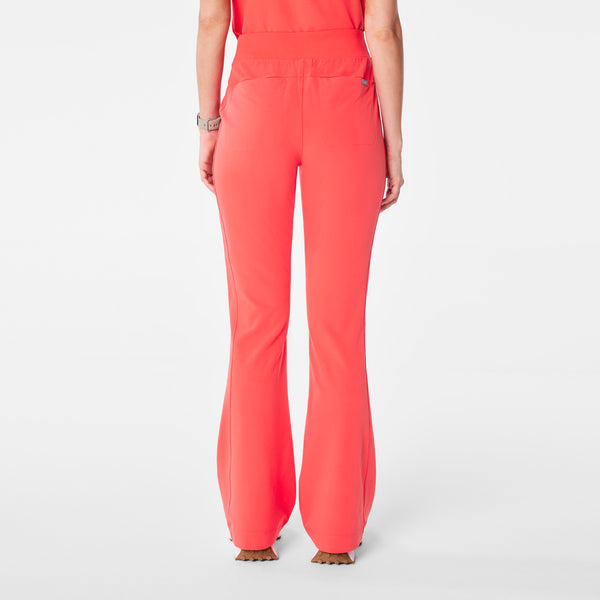 women's Fireside High Waisted Kimberley Slim Flare - Scrub Pant
