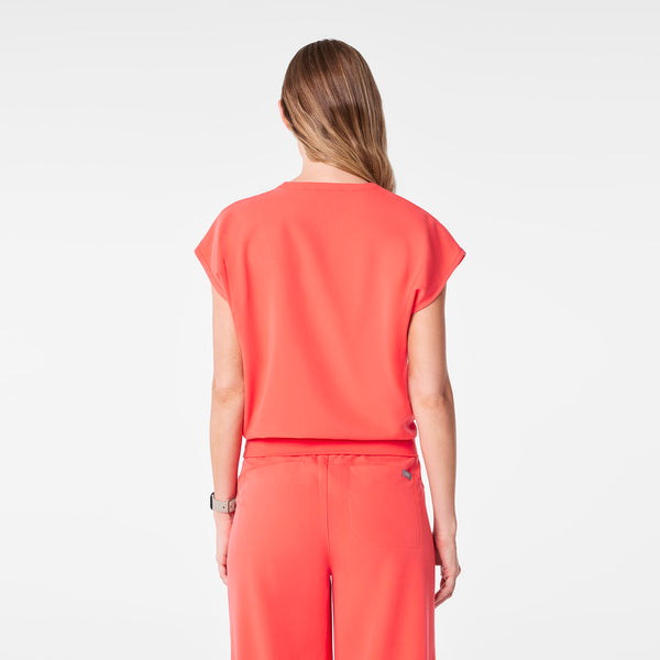 women's Fireside Raleigh V-Neck - Scrub Top
