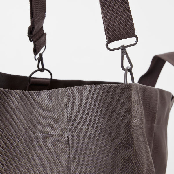 Dark Grey A Very Large Needle - Detachable Strap Tote