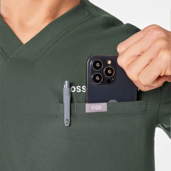 men's Moss Abbott V-Neck - Scrub Top