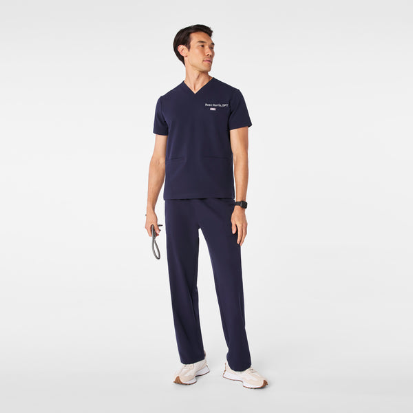 men's Navy Abbott V-Neck - Scrub Top