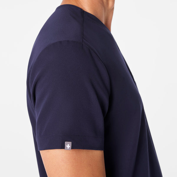 men's Navy Abbott V-Neck - Scrub Top