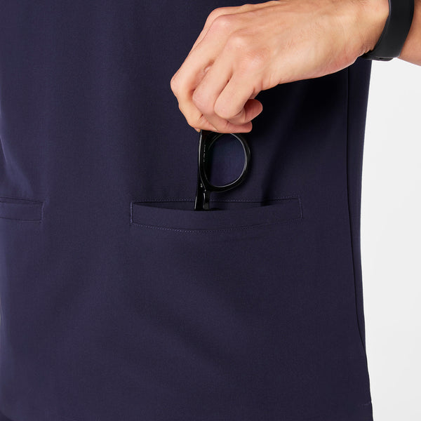 men's Navy Abbott V-Neck - Scrub Top