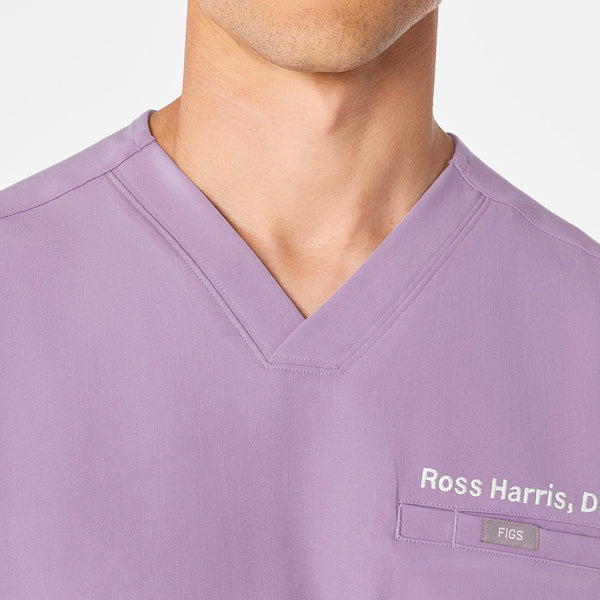 men's Purple Haze Abbott V-Neck - Scrub Top