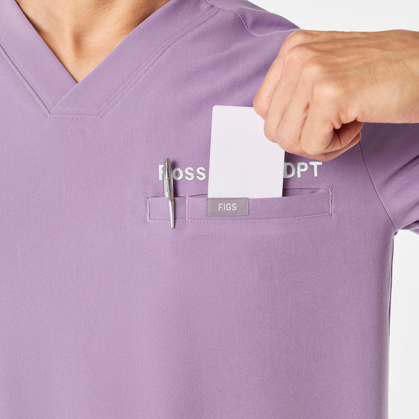 men's Purple Haze Abbott V-Neck - Scrub Top