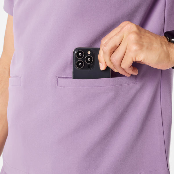 men's Purple Haze Abbott V-Neck - Scrub Top