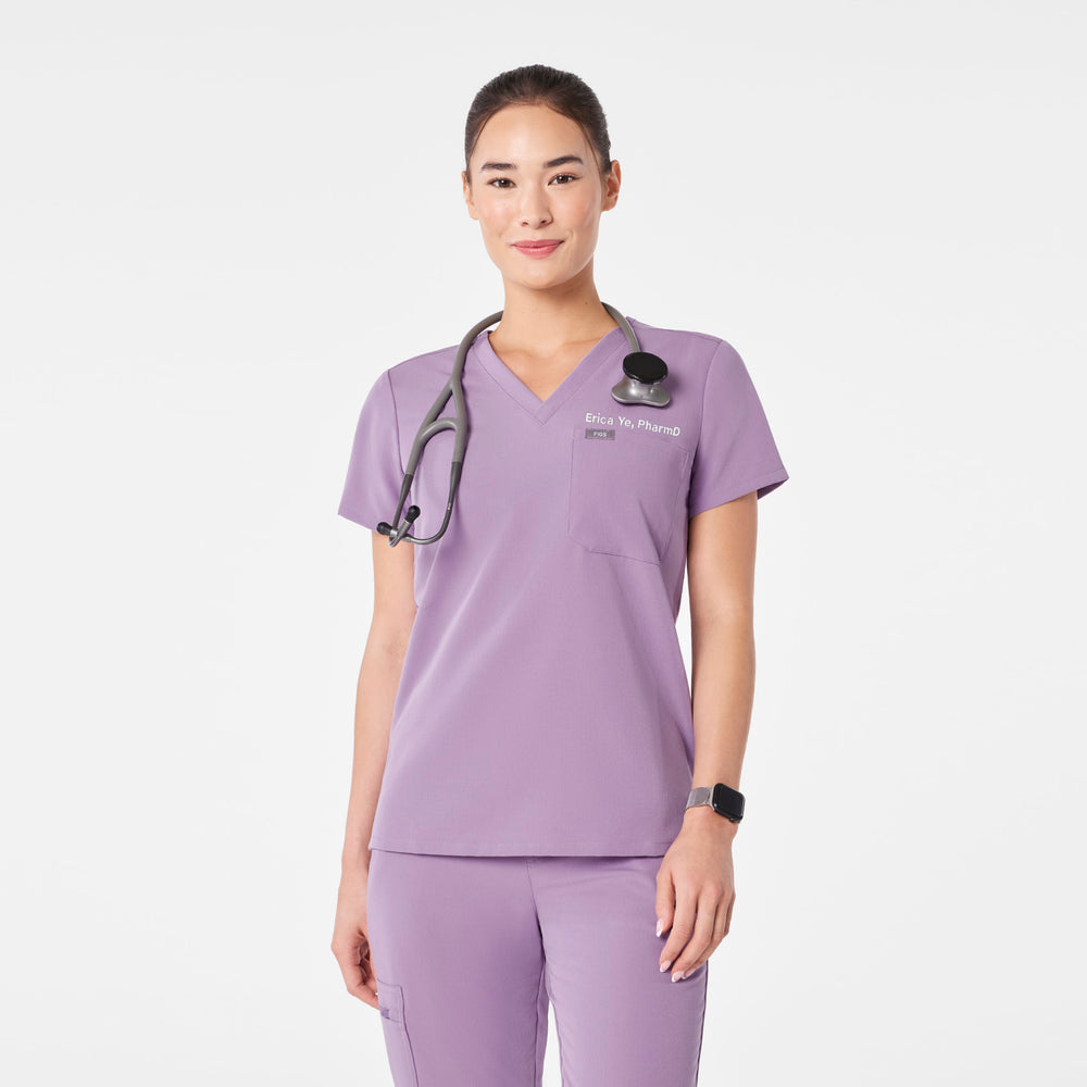 women's Purple Haze Catarina - One-Pocket Scrub Top™