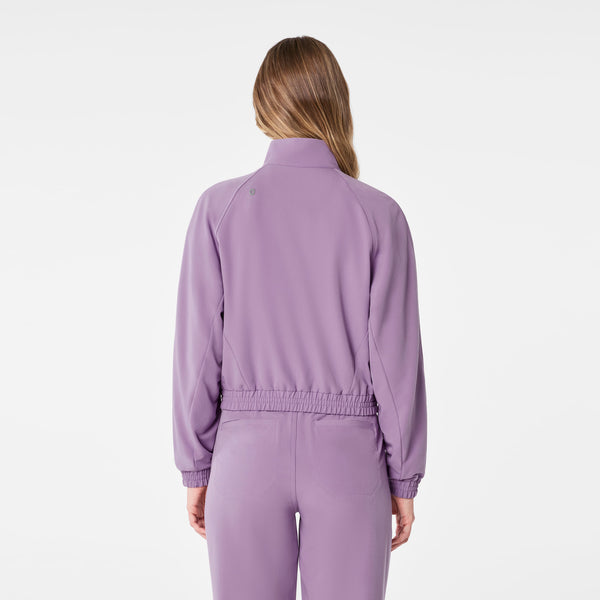 women's Purple Haze Cropped Sydney - Scrub Jacket