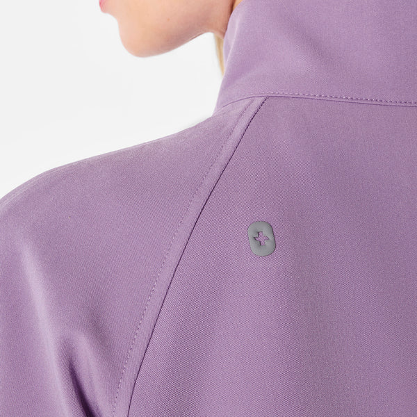 women's Purple Haze Cropped Sydney - Scrub Jacket