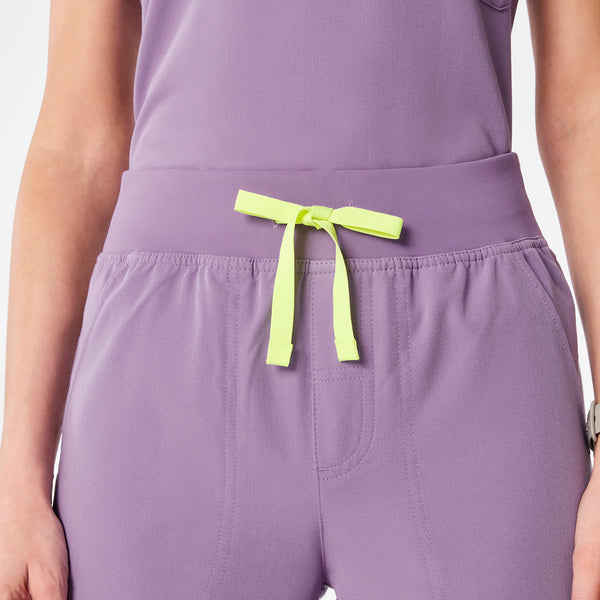 women's Purple Haze High Waisted Isabel Wide Leg - Scrub Pant