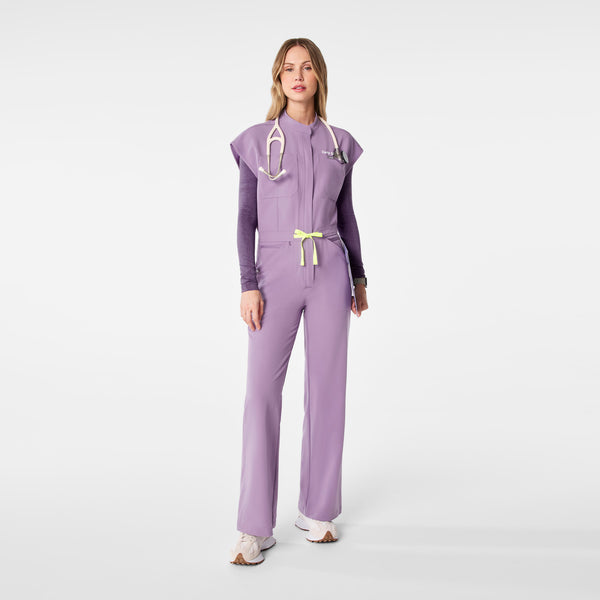 women's Purple Haze Rafaela Wide Leg - Petite ScrubJumpsuit™