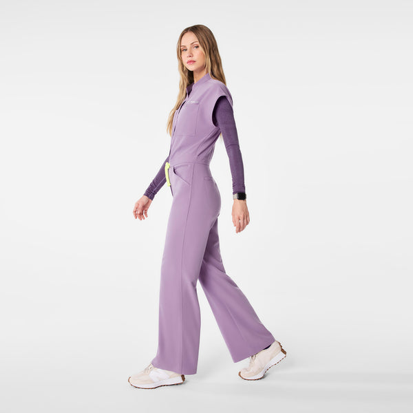 women's Purple Haze Rafaela Wide Leg - Petite ScrubJumpsuit™
