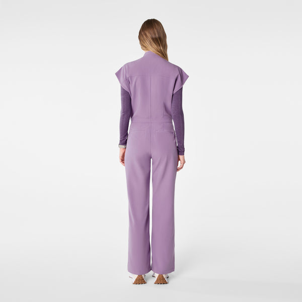 women's Purple Haze Rafaela Wide Leg - Petite ScrubJumpsuit™