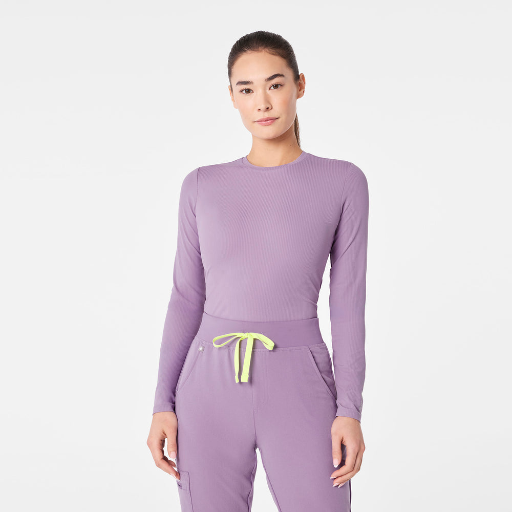 women's Purple Haze Ribbed - Longsleeve Underscrub