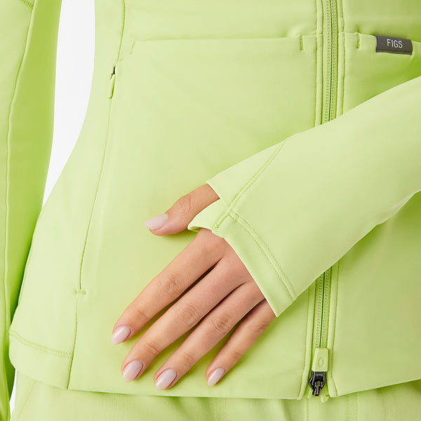 women's Sea Mist On-Shift ContourKnit Scrub Jacket™