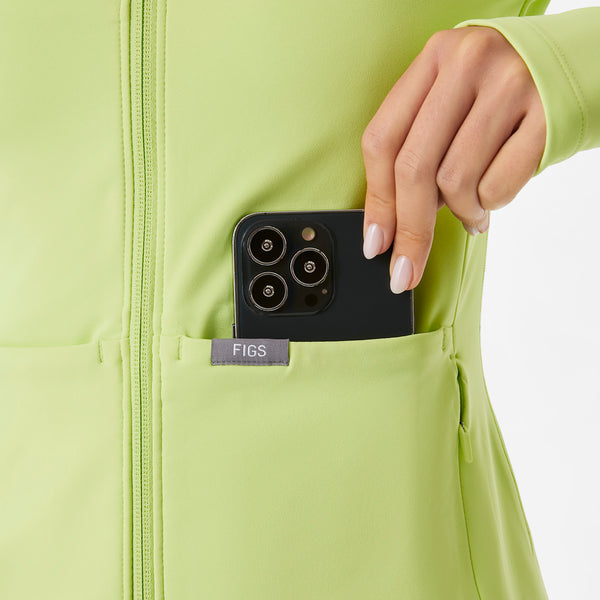 women's Sea Mist On-Shift ContourKnit Scrub Jacket™