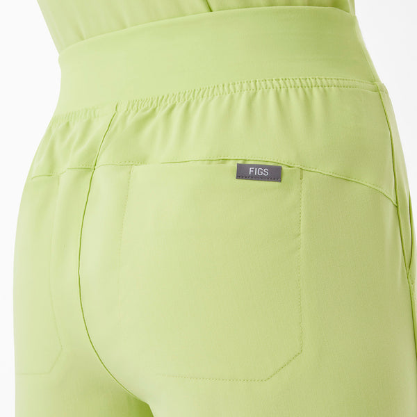 women's Sea Mist High Waisted Isabel Wide Leg - Scrub Pant