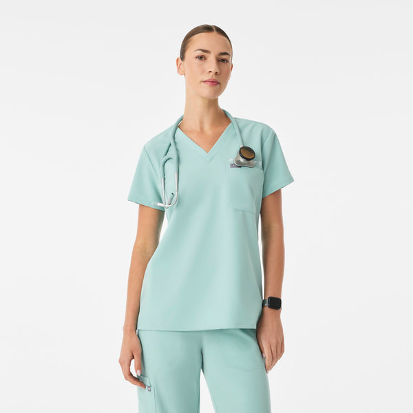 women's Seaglass Catarina - One-Pocket Scrub Top™