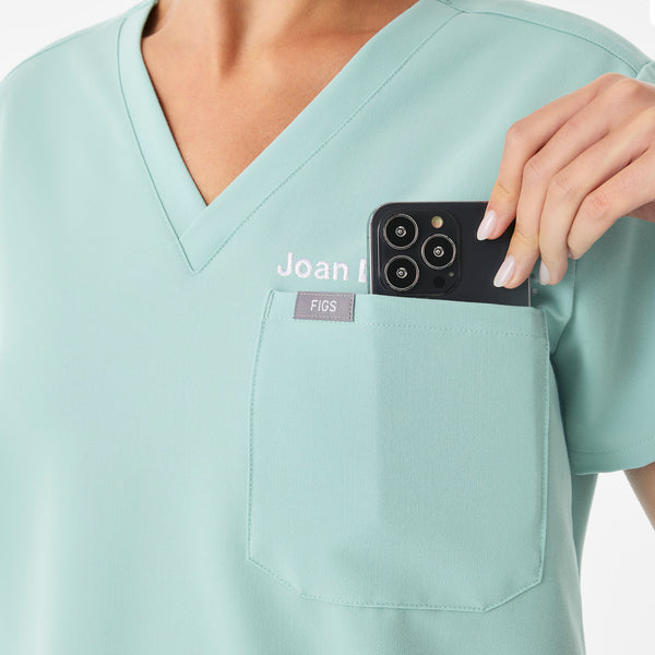 women's Seaglass Catarina - One-Pocket Scrub Top™
