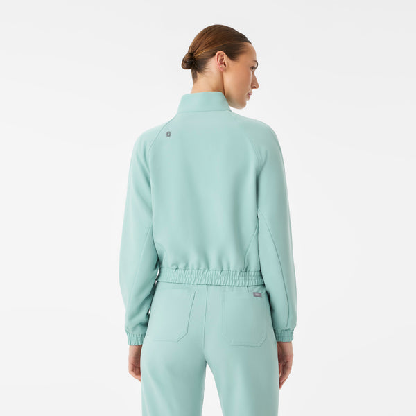 women's Seaglass Cropped Sydney - Scrub Jacket