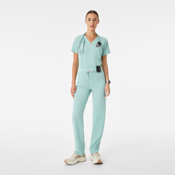 women's Seaglass High Waisted Livingston - Petite Basic Scrub Pant™