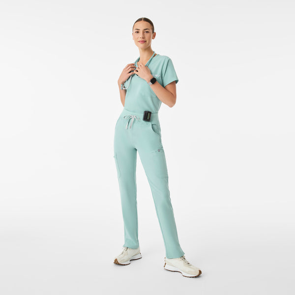 women's Seaglass High Waisted Yola - Petite Skinny Scrub Pant™