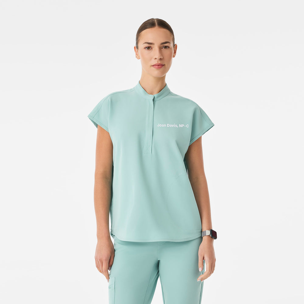 women's Seaglass Rafaela - Oversized Scrub Top™
