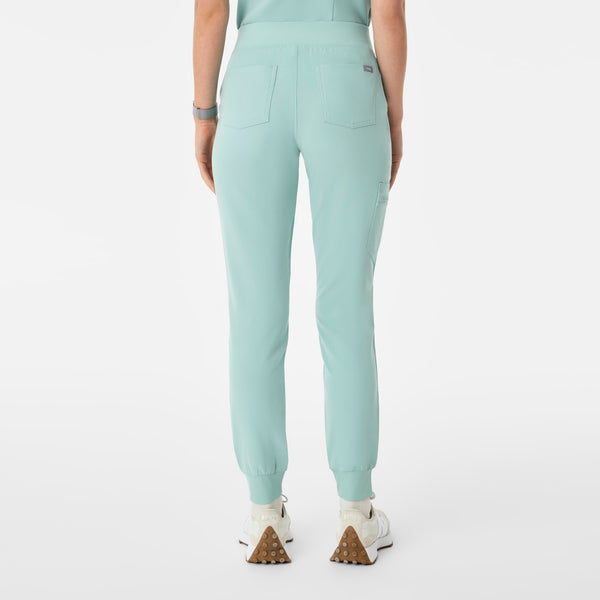 women's Seaglass High Waisted Zamora - Petite Jogger Scrub Pant™
