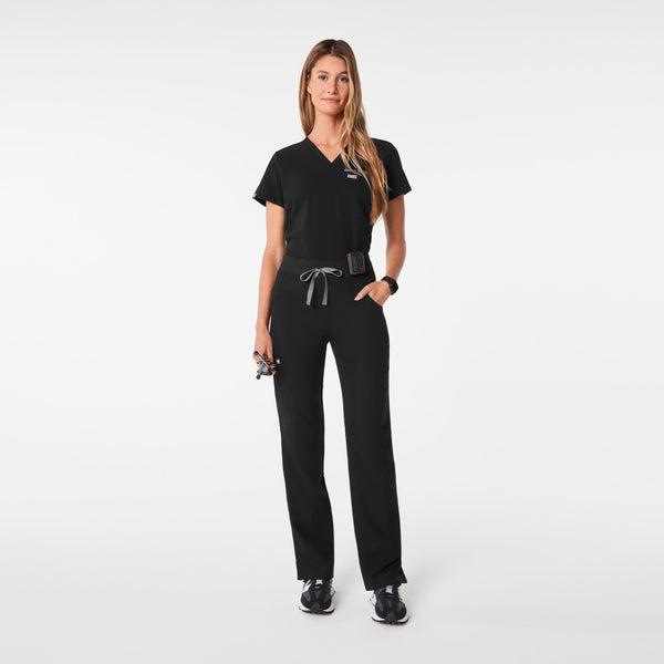 women's Black High Waisted Kade - Cargo Scrub Pant™