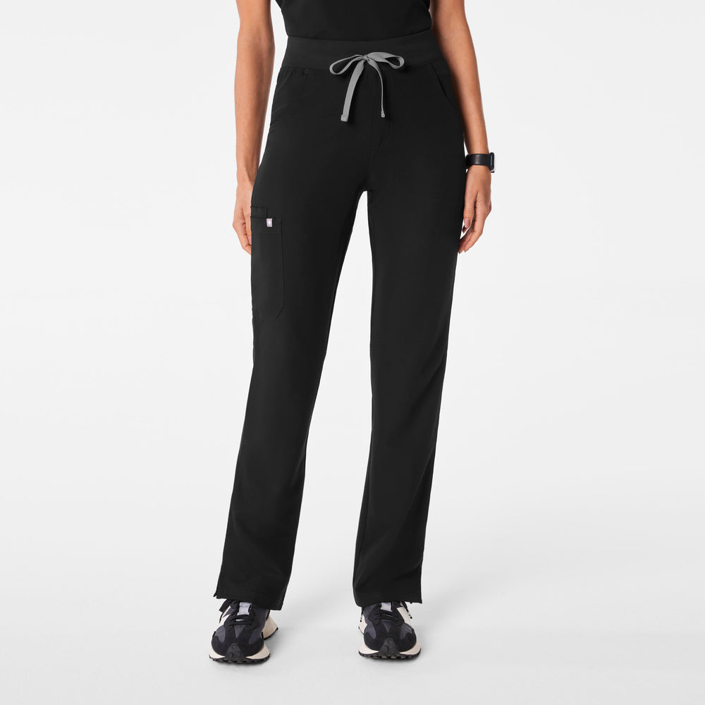 women's Black High Waisted Kade - Cargo Scrub Pant™