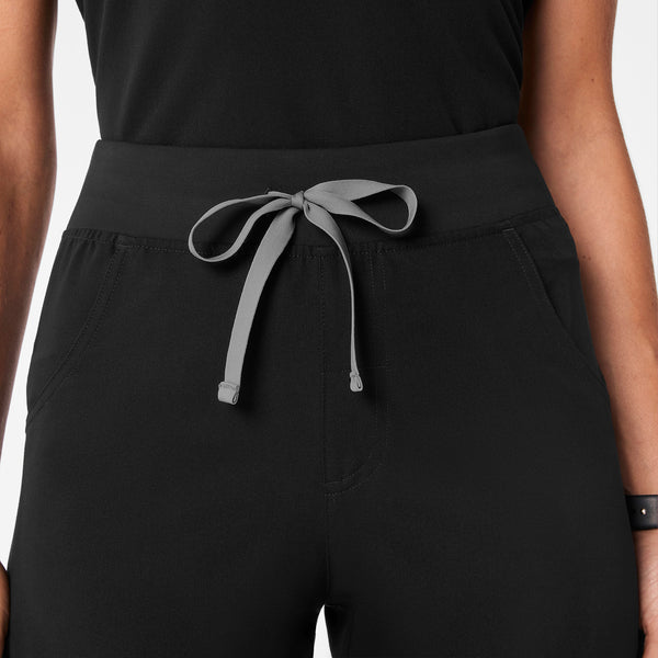women's Black High Waisted Kade - Cargo Scrub Pant™