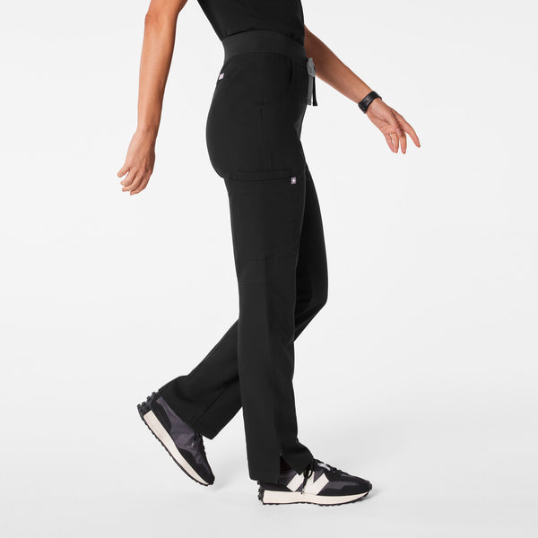 women's Black High Waisted Kade - Cargo Scrub Pant™