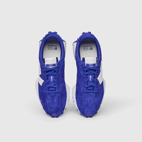 unisex Deep Royal Blue FIGS | New Balance 327
