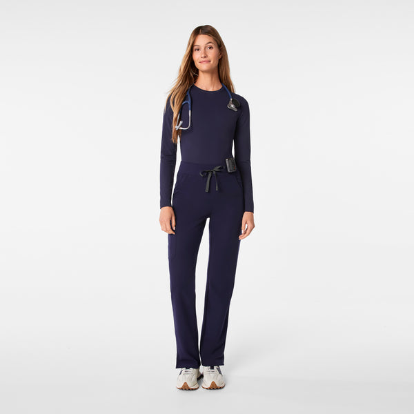 women's Navy High Waisted Kade - Cargo Scrub Pant™