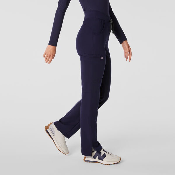 women's Navy High Waisted Kade - Cargo Scrub Pant™