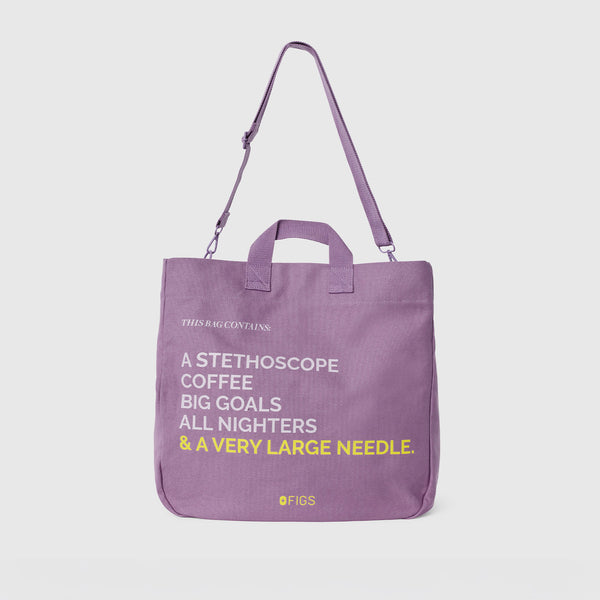 Purple Haze A Very Large Needle - Detachable Strap Tote