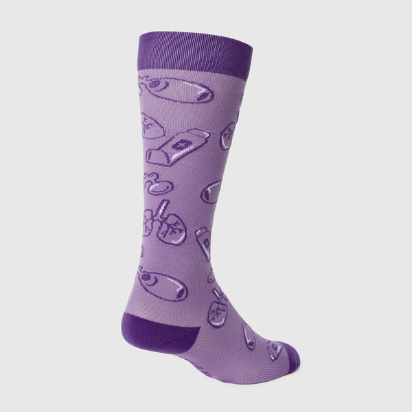 unisex Purple Haze Belung Together - Compression Socks