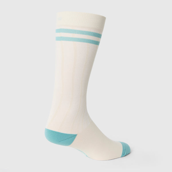 unisex Coconut Milk Double Stripe - Compression Socks