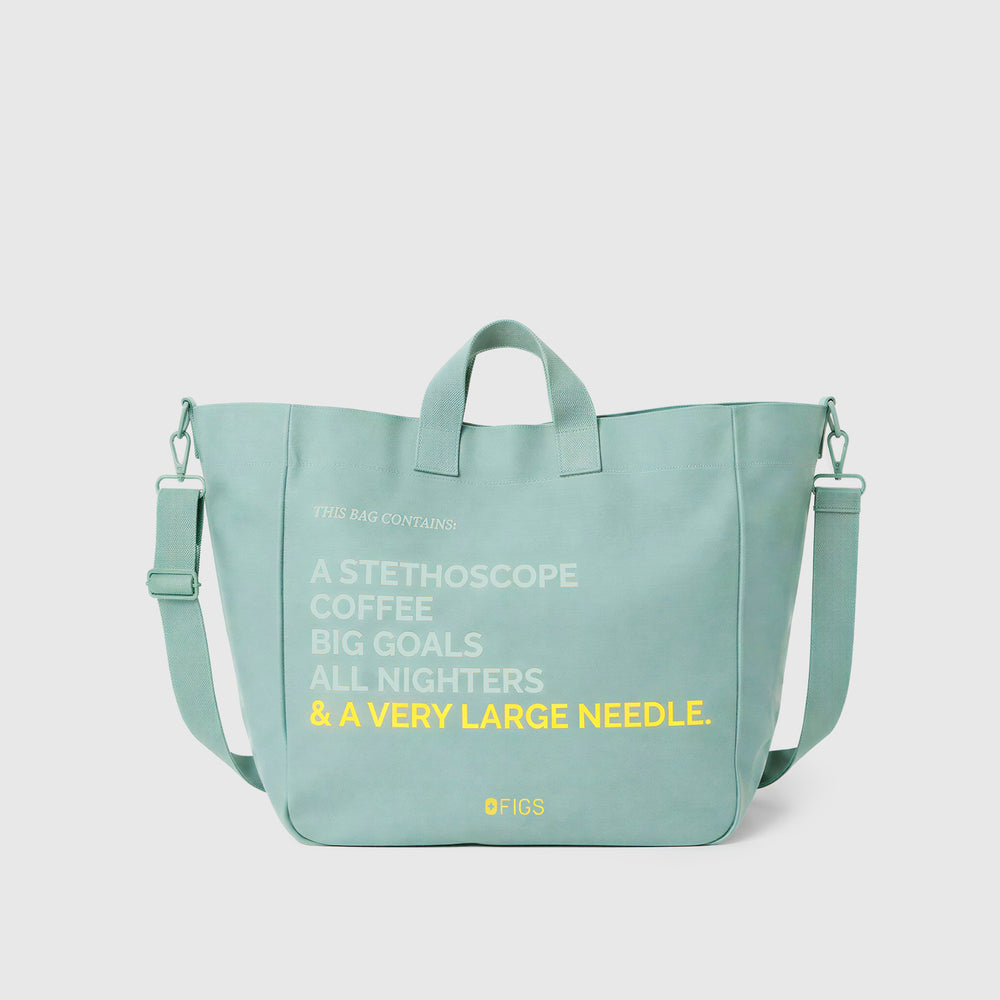 Seaglass A Very Large Needle - Detachable Strap Tote