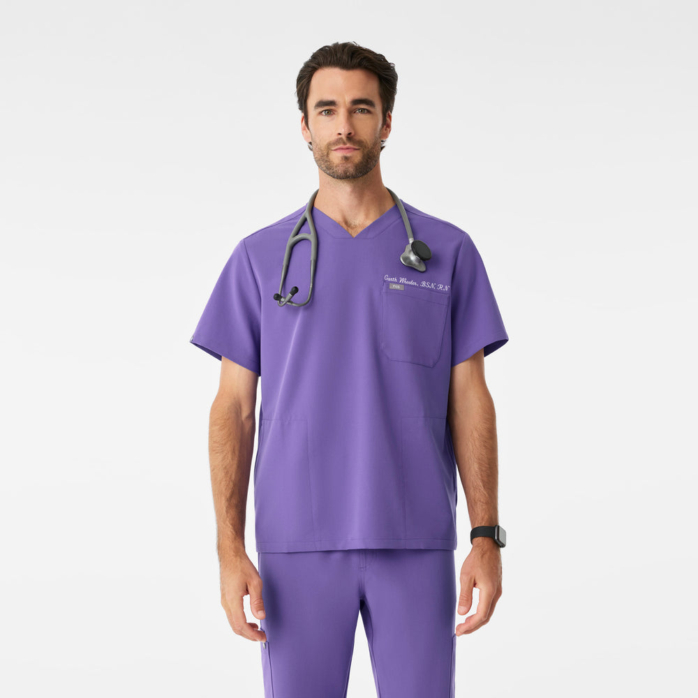 Men's Amethyst Chisec -  Scrub Top™