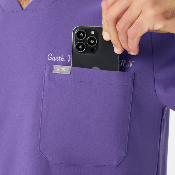 Men's Amethyst Chisec -  Scrub Top™