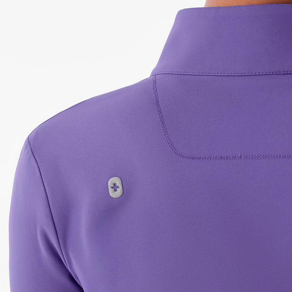 Women's Amethyst ContourKnit Cropped Scrub Jacket