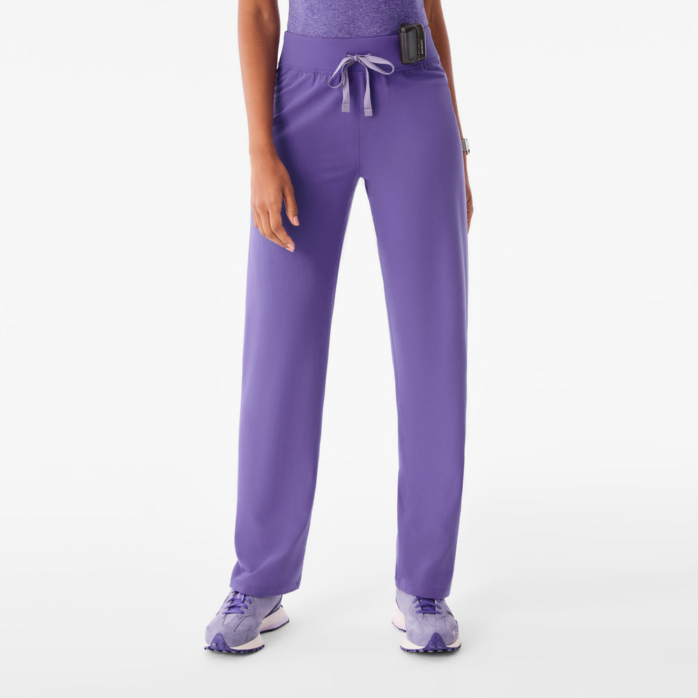 Women's Amethyst Livingston High-Rise- Petite Straight-Leg Scrub Pant™