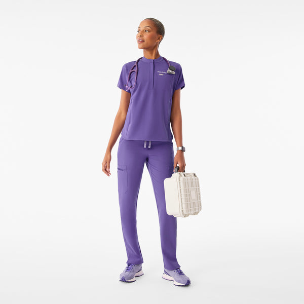 Women's Amethyst Montex Relaxed Scrub Top