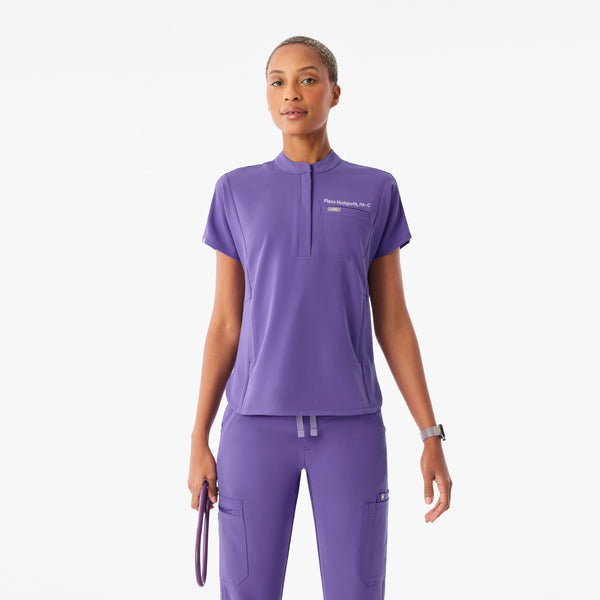 Women's Amethyst Montex Relaxed Scrub Top