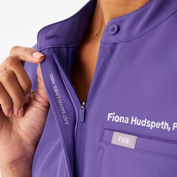 Women's Amethyst Montex Relaxed Scrub Top