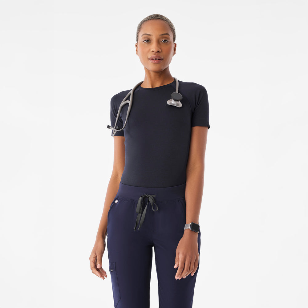 women's Navy Salta  - Short-Sleeve Underscrub